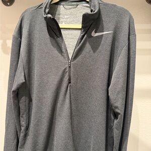 Nike Dark Gray Quarter-Zip Pullover